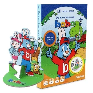 Afbeelding van Bobo Luisterkaart Besties - Voor 4 en 5 jaar - Op avontuur met Bobo - Luisterboek Kinderen Nederlands