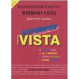Afbeelding van Basishandleiding Windows Vista in 20 minuten