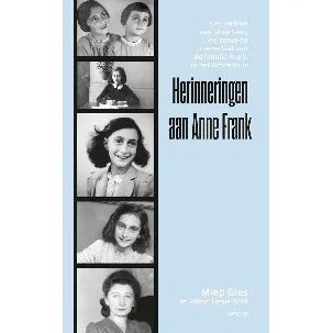 Afbeelding van Herinneringen aan Anne Frank