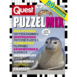 Afbeelding van Quest Puzzelmix editie 4 2021 - tijdschrift - puzzelboek