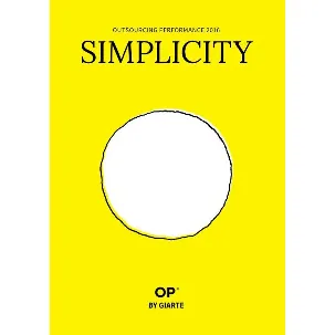 Afbeelding van Outsourcing performance - Simplicity 2016