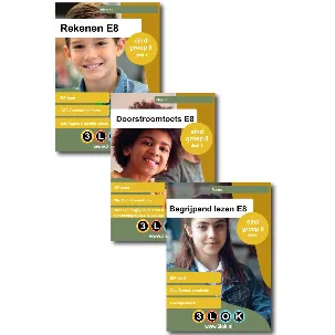 Afbeelding van CITO oefenboeken voordeelset Doorstroomtoets, Rekenen & Begrijpend lezen groep 8 - Eindtoets - Rekenen - Begrijpend lezen - Taalverzorging - Spelling - Taal - groep 8 - Doorstroomtoets - CITO - IEP - toets - oefenen - basisschool - 3lok onderwijs