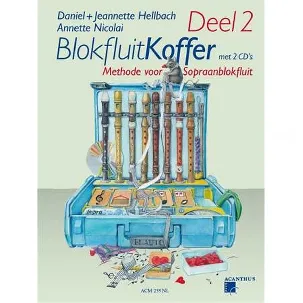 Afbeelding van Blokfluit Koffer deel 2 - Boek + 2 CD's