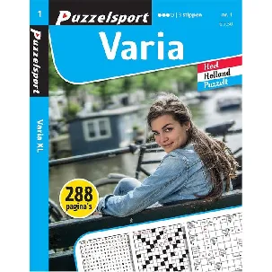 Afbeelding van Puzzelsport - Puzzelboek - Varia 3* - 288 pagina's - Nr.1