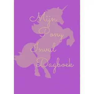 Afbeelding van Mijn pony invul dagboek paars