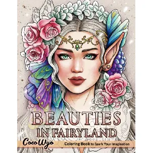 Afbeelding van Beauties In Fairyland Coloring Book - Coco Wyo - Kleurboek Voor Volwassenen