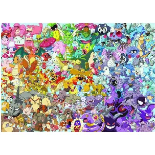 Afbeelding van Ravensburger puzzel Pokémon Challenge - Legpuzzel - 1000 stukjes