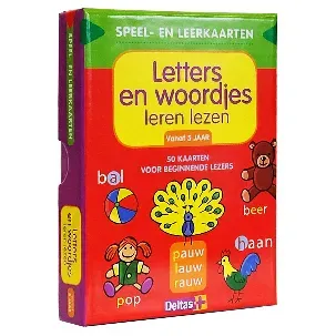 Afbeelding van Speel- en leerkaarten - Letters en woordjes leren lezen Vanaf 5 jaar