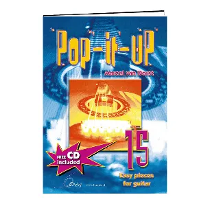 Afbeelding van Pop it up met CD en plectrums van 6stringmusic, gitaarboek voor beginners met online video's