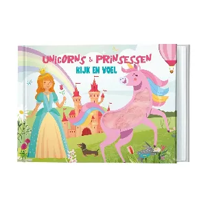 Afbeelding van Speuren/zaklamp - Kijk en voel - Unicorns & prinsessen