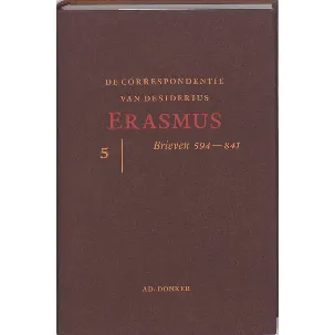 Afbeelding van De correspondentie van Desiderius Erasmus 5
