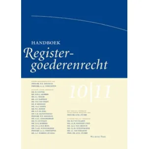 Afbeelding van Handboek Registergoederenrecht 2010/2011